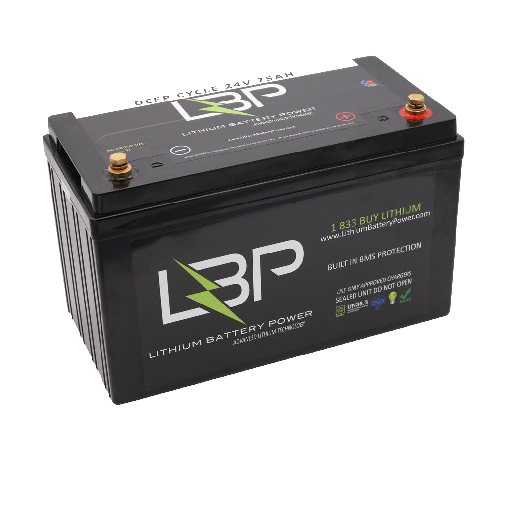 24V 75Ah Lithium Ion Battery